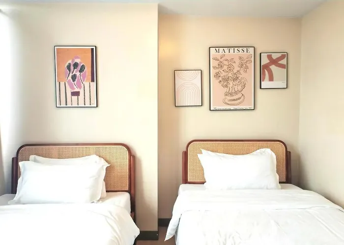 Apartamento 1 Queen Bed & 2 Double Beds At One Uptown Residences With Xbox And Netflix *